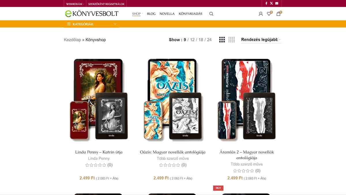e-Könyvesbolt az e-könyvvek boltja - Platinum Design e-Könyvesbolt az e-könyvvek boltja - Platinum Design